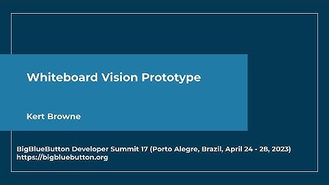 #bbbdev17: Whiteboard Vision Prototype (Short Demo)