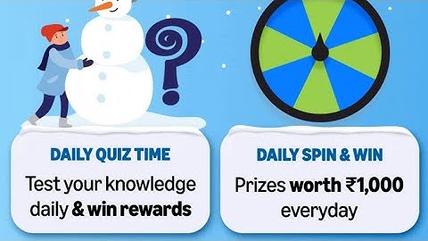 Amazon Daily Quiz Answer Today I Daily Quiz Time Answer Today I Amazon Quiz Answer Today