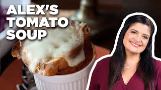 Charred Tomato Soup with Melty Mozzarella with Alex Guarnaschelli | Alex's Day Off | Food Network