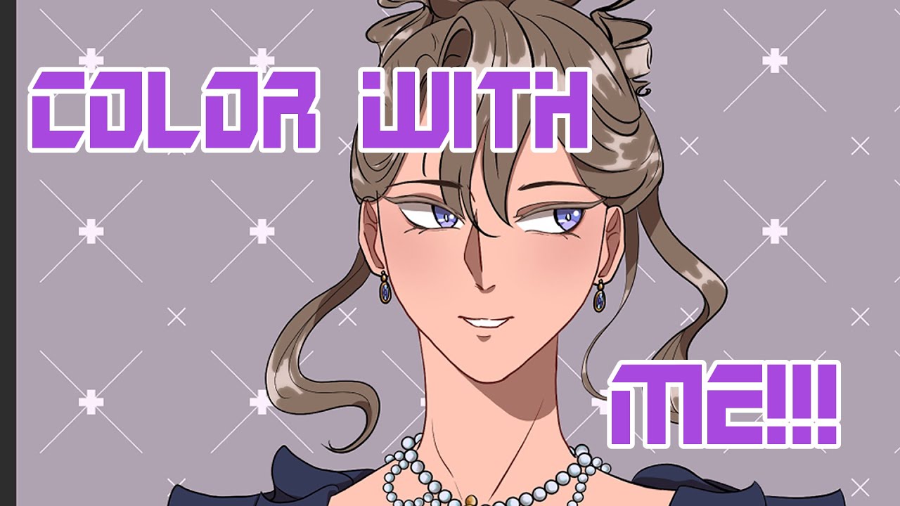 Color with me using clip studio paint :) - YouTube