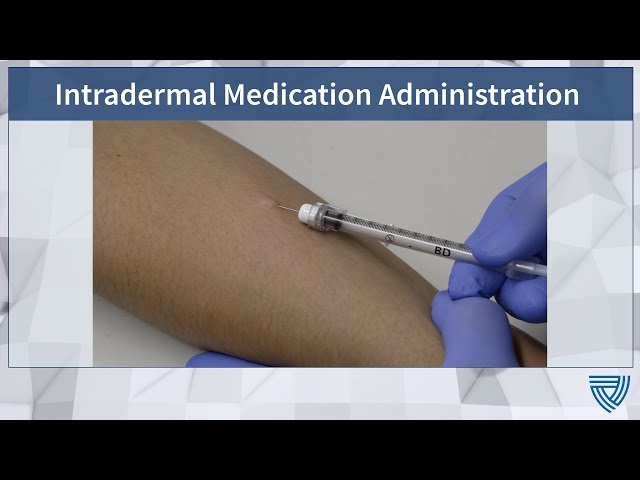 intradermal injection