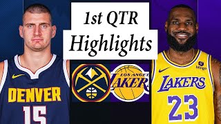 Los Angeles Lakers vs. Denver Nuggets Full Highlights 1st QTR | Oct 24 | 2023 NBA Preseason