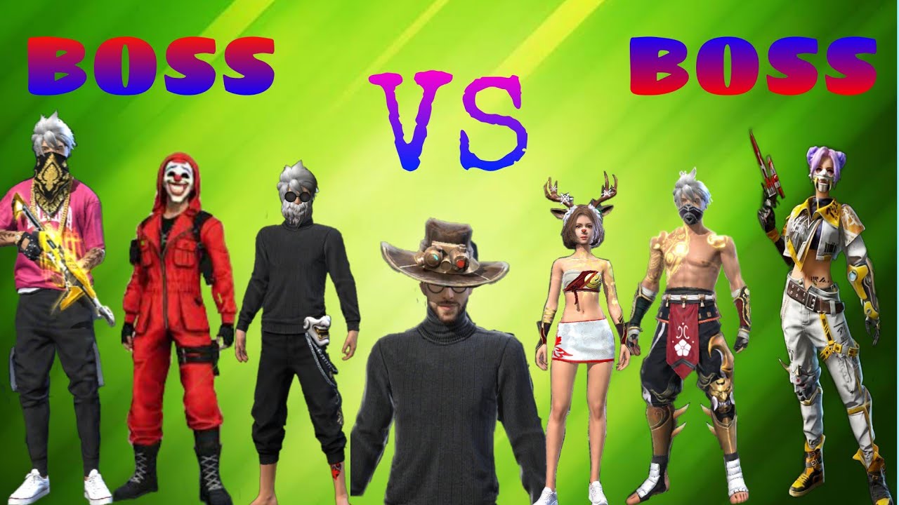 BOSS VS BOSS / FREE FIRE/GJ BOSS OFFICECIAL