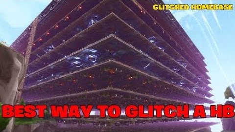 HOW TO GLITCH YOUR HOMEBASE BEST METHOD [fortnite save the world]