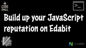 Build up your JavaScript reputation on Edabit