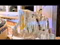 Modelleisenbahn Spur0: Projekt Tropfsteinhöhle, erste Gestaltungsarbeiten!