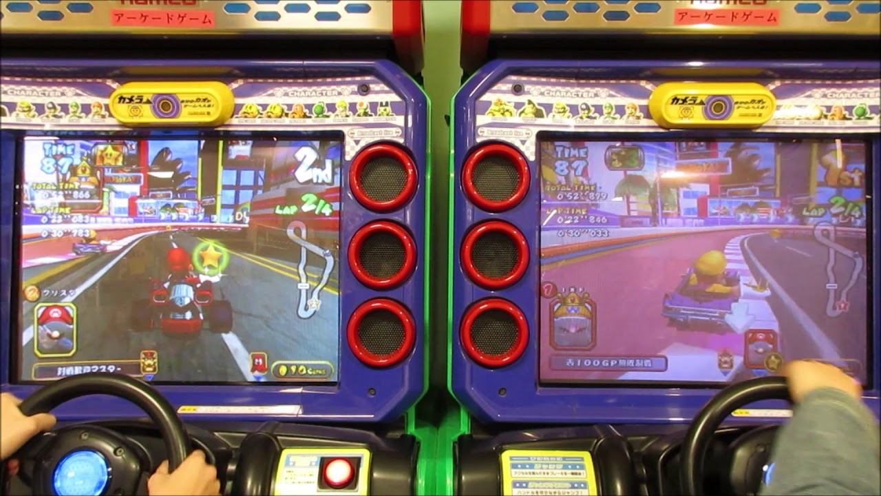 マリオカートアーケードグランプリ2 ダイヤモンドシティで対戦