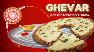 Ghevar Recipe | Rabri Malai Ghevar। Rajasthani Malai Ghevar | हलवाई जैसा मलाई घेवर घर पर बनाएं