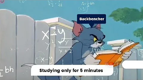 Topper vs backbencher | before exam 😅 | Tom and Jerry memes | #funny #comedy