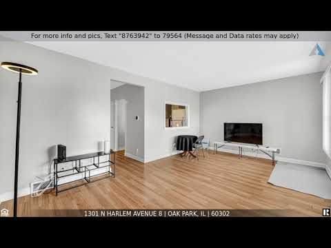 1301 N Harlem Avenue 8, Oak Park, IL home video tour