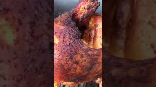 Beer can chicken test run (chicken necks)