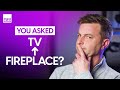 TV Above Fireplace Bad? Samsung S89C OLED Worth Buying? | You Asked Ep.17