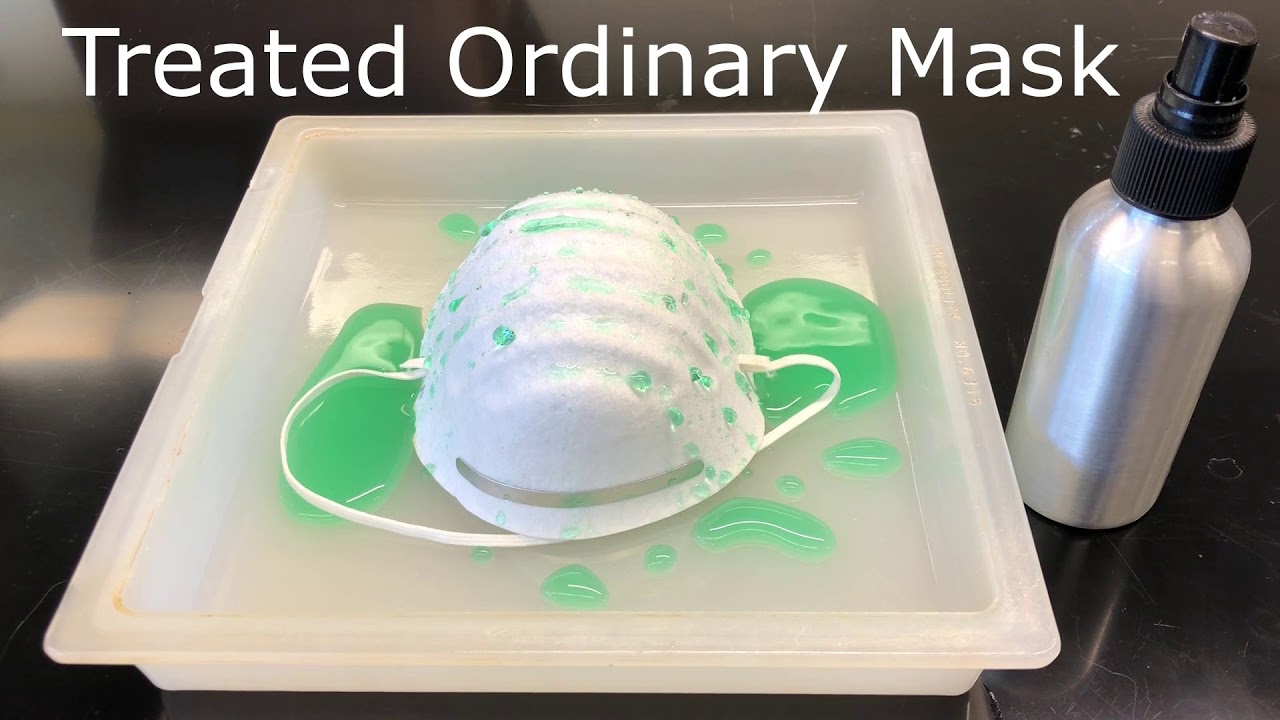 Viral Reducing Coating on a Mask by Integricote, Inc., Houston, TX ...