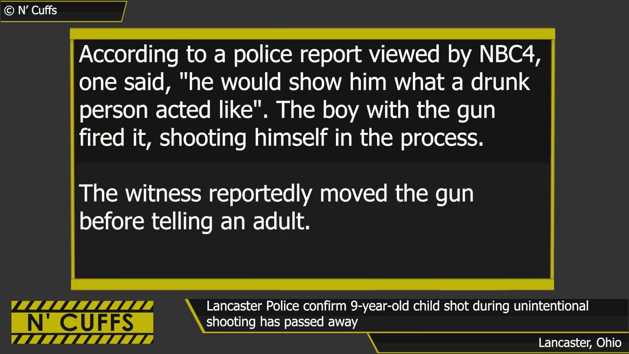 Lancaster Police confirm 9yo shot in "unintentional shooting" on Monday has passed away