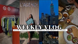 VLOG| NEW YORK FASHION WEEK! FASHION SHOWS, EVENTS, HALARA HAUL, OMG WE HAVE SAD NEWS.