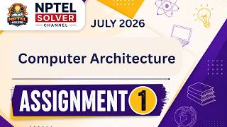 Computer Architecture Week 1 || NPTEL ANSWERS || NPTEL 2026 #nptel #nptel2026 #nptelsolver