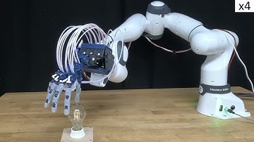 ADAPT-Teleop - Demonstration of a compliant anthropomorphic hand performing dexterous tasks