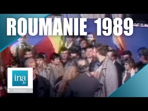 Décembre 1989 : Récolution roumaine en direct à la TV | Archive INA