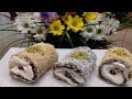 The Sultan's rolls / Turkish Sultan Dessert  Lokum. Easy to make