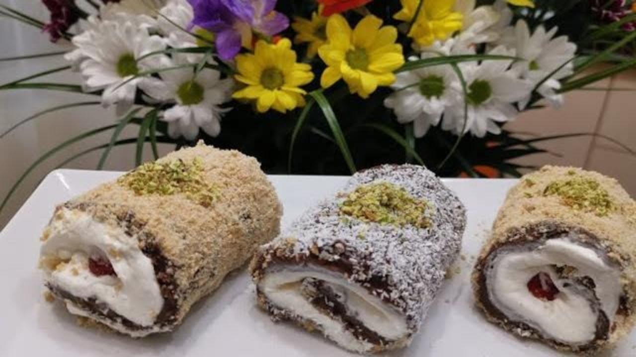 Султанские роллы десерт / Турецкий султан Лукум. Легко сделать