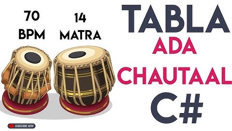 Ada ChauTaal Tabla Loop With Tanpura | C# | 70 Bpm |#muzzico