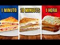 1 Min vs. 10 Min vs. 1 Hora Sándwich ¿Cual eliges tu?