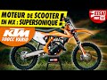 Test ktm 100cm3 vario  un moteur de scooter en motocross 