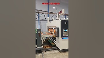 High speed Flexo printer slotter die cutter vibration stacker machine