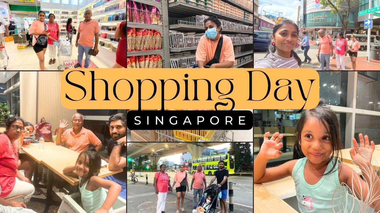 Shopping day| සිංගප්පූරුවේ shopping කරන්න අනිවාර්යෙන්ම යන්න ඔනේ තැන | Mustafa center | Value dollar