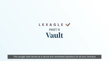 Never Lose a Contract Again! Secure Storage with Lexagle Vault