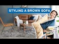 Styling A Brown Sofa | MF Home TV