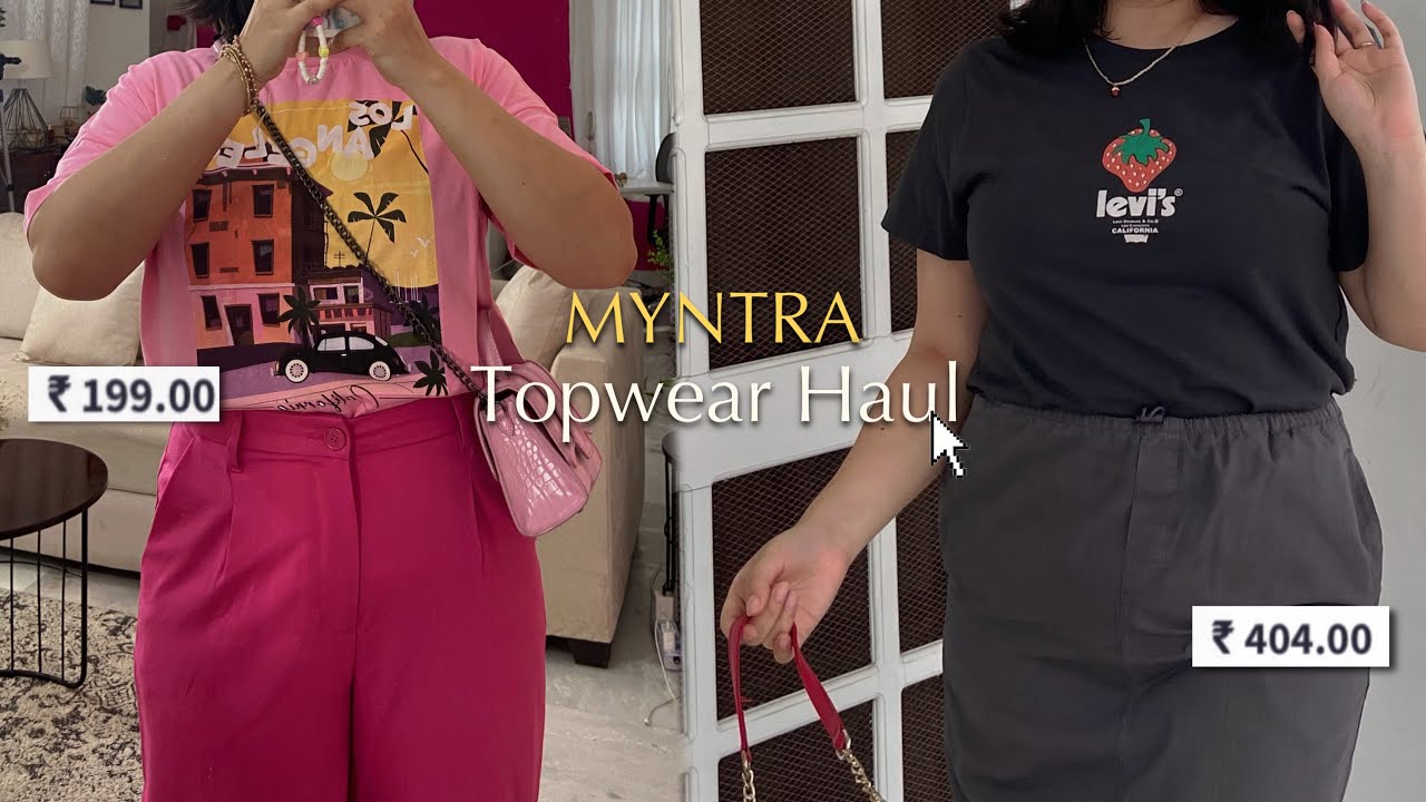 Zudio & Myntra Haul Under Rs 200, Crop Tops, T-shirts