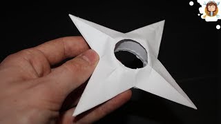 Estrela ninja de papel - (Shuriken do Naruto)