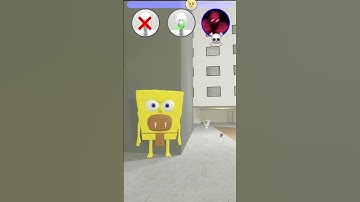 SpongeBob saved the cat ! 😱🔥  #meme #gmod