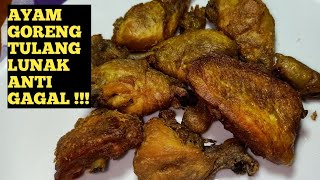 Resep Ayam Goreng Laos ( Lengkuas ) Tulang Lunak, Ayam Tetep Utuh Dan Tulang Asli Bisa Di Makan. 