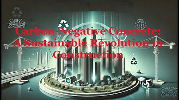Carbon Negative Concrete: A Sustainable Revolution in Construction