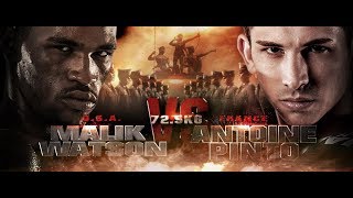ANTOINE PINTO (FRA) vs MALIK WATSON (USA) [THAI FIGHT RPCA 2015]