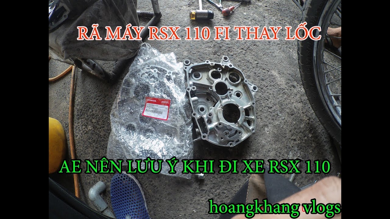 Xe bị nứt ốc thay nhớt