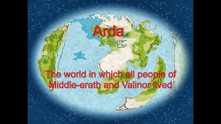 Arda, the land of Middle Earth