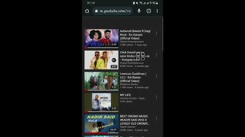 Video youtube karaa salphaa taaheen app malee download godhuu
