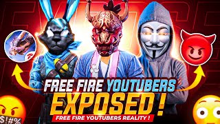 Free Fire Youtubers Reality Expose 😥|| Free Fire Youtubers Expose || Free Fire India