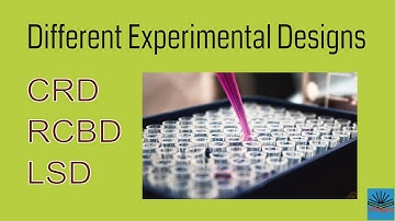 Experimental Designs | CRD | RCBD | LSD