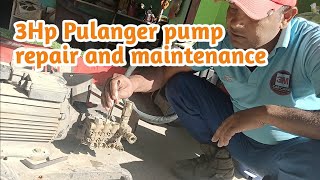 3hp Pulanger pump repair and maintenance | Pulanger pump repair kit #carwash #carwashing screenshot 3