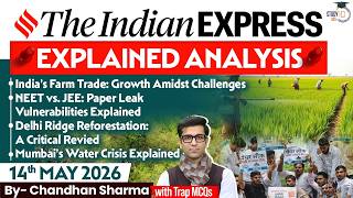 Indian Express Analysis | 14th May 2026 | Government Schemes & Initiatives for UPSC | StudyIQ
