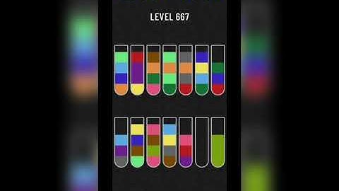 Water sort puzzle level 667