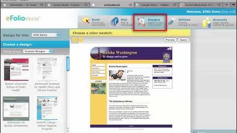 ePortfolio Overview - San Francisco State University