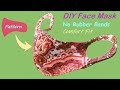 How to Make Face Mask from Stretchable Cloth at Home | DIY Fabric Face Mask with Filter Pocket | #82