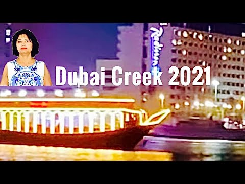 Beauty of Dubai Creek at night, Dubai, UAE #shorts #dubai #mydubai #travel #uae