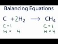Balancing Chemical Equations Concepts