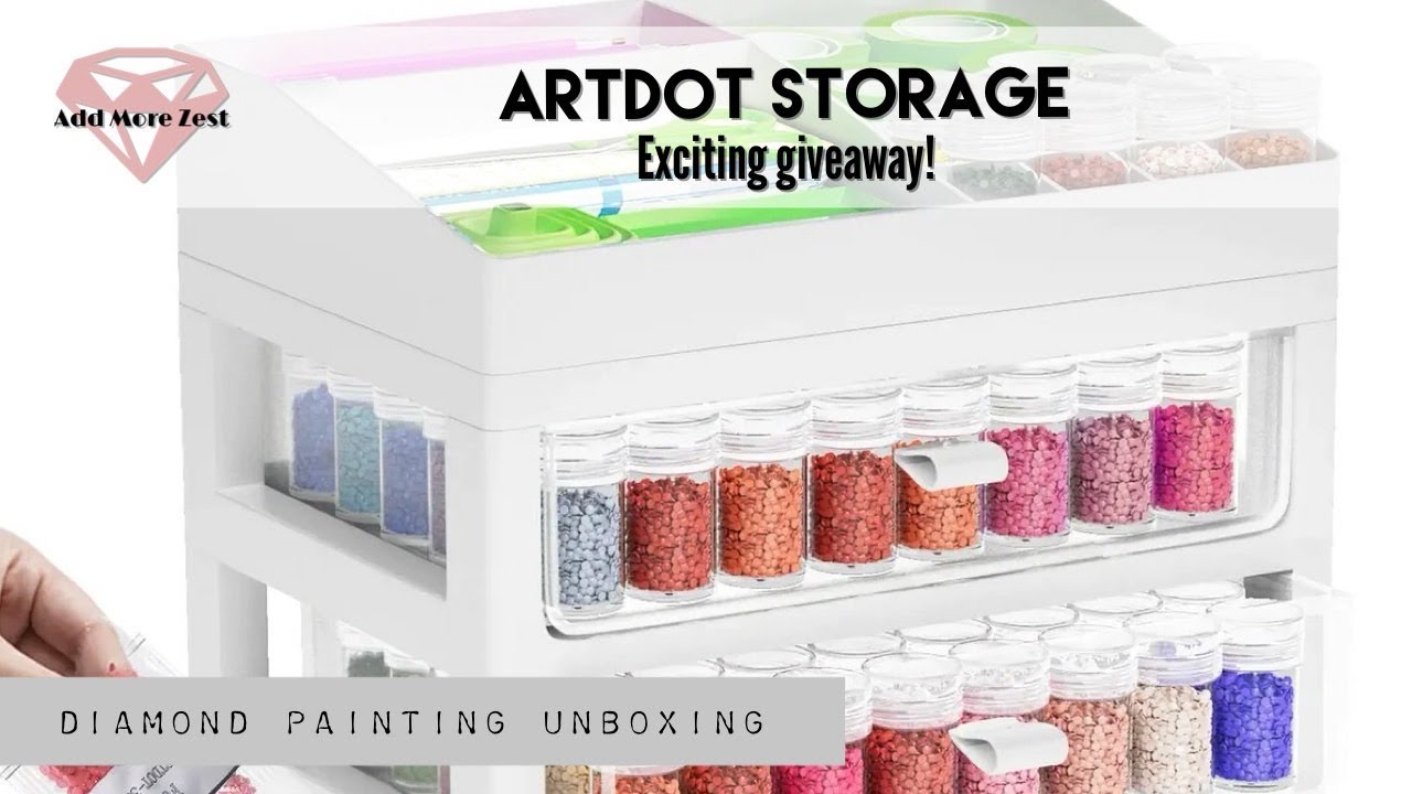 Diamond Painting Unboxing, Multi-function Storage